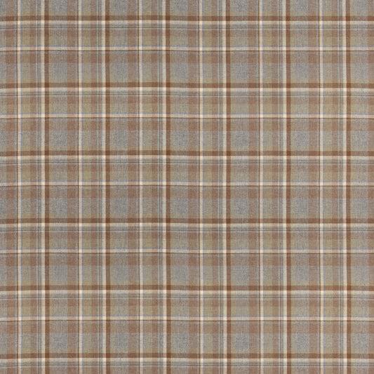 MULBERRY LINDISFARNE PLAID FAWN/AQUA