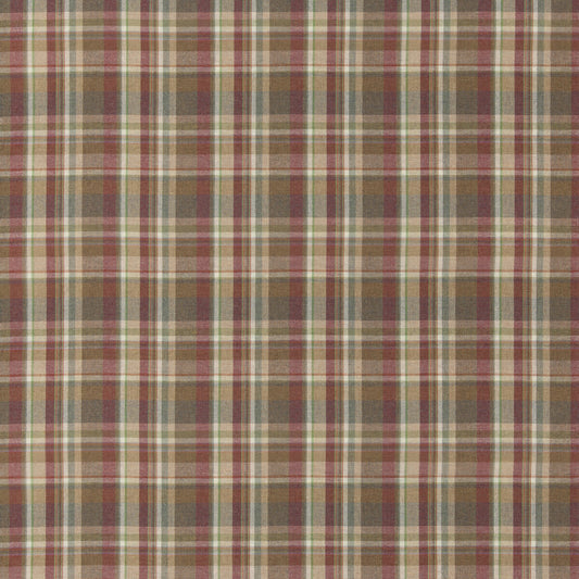 MULBERRY LINDISFARNE PLAID RED/GOLD
