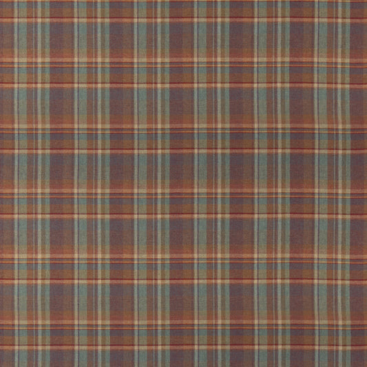 MULBERRY LINDISFARNE PLAID RED/TEAL
