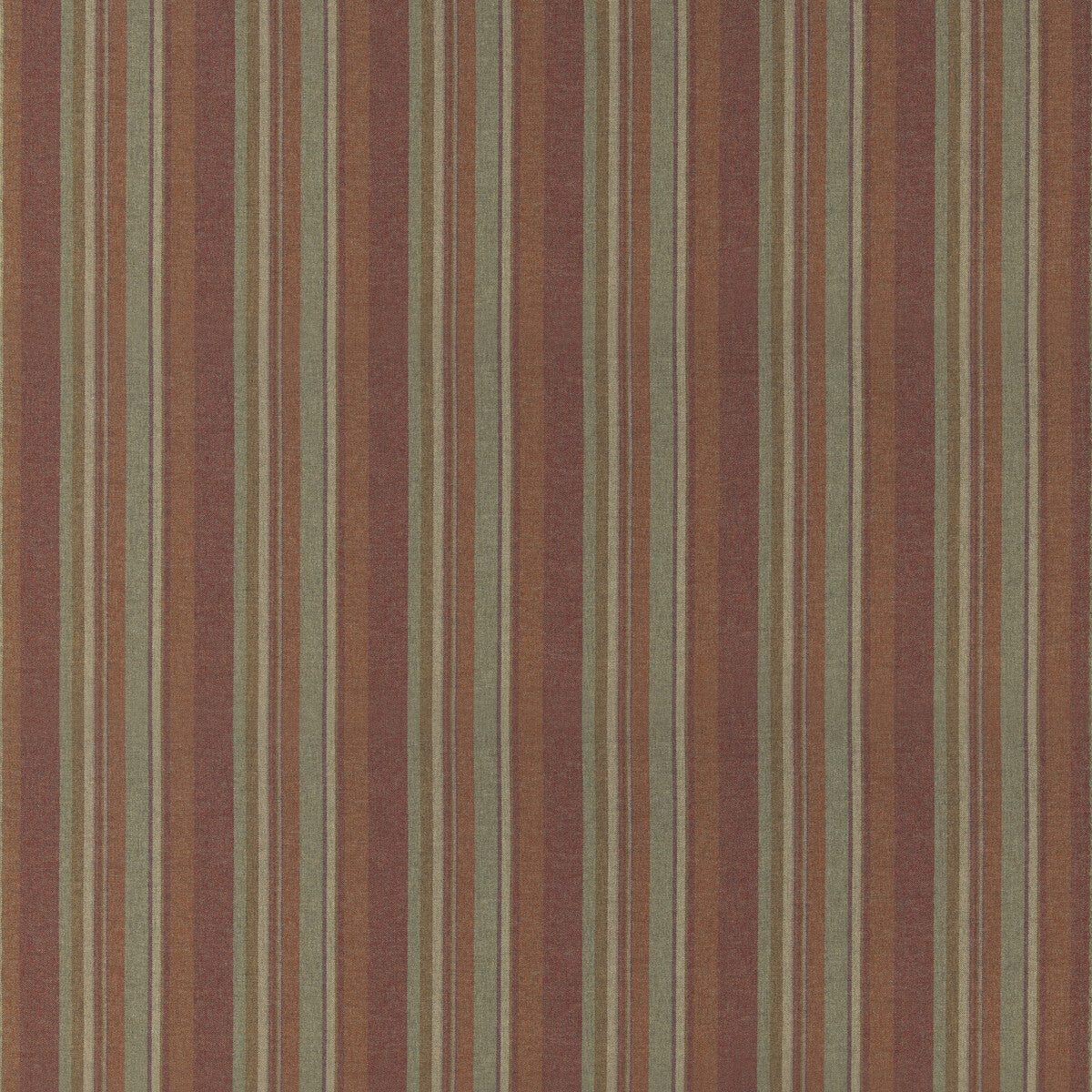 MULBERRY LINDISFARNE STRIPE RUSSET/SAGE