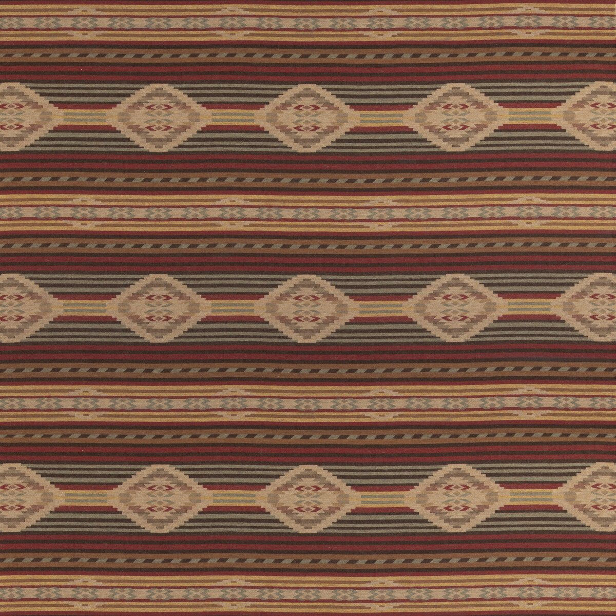 MULBERRY HARLECH RED/LOVAT/SAND