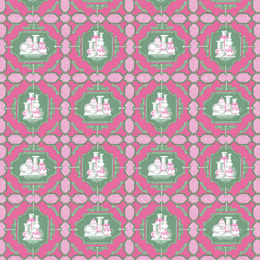 GASTON Y DANIELA PORCELANAS ROSA/VERDE
