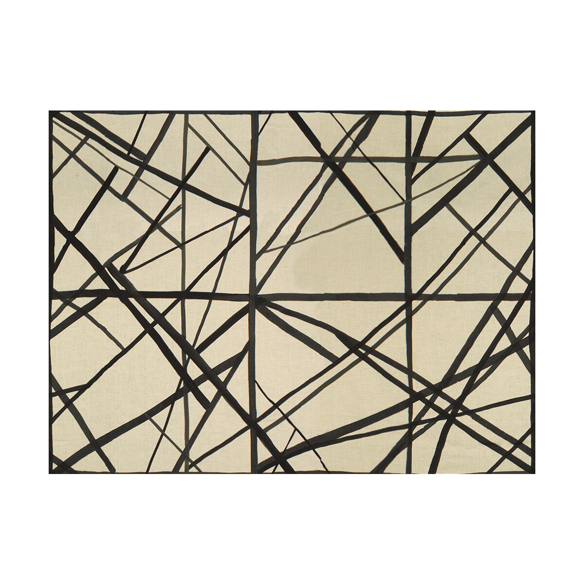 LEE JOFA MODERN CHANNELS EBONY/IVORY
