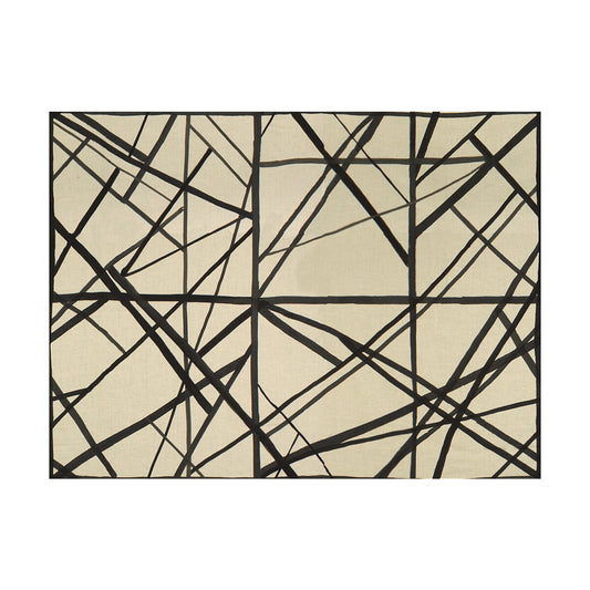LEE JOFA MODERN CHANNELS EBONY/IVORY