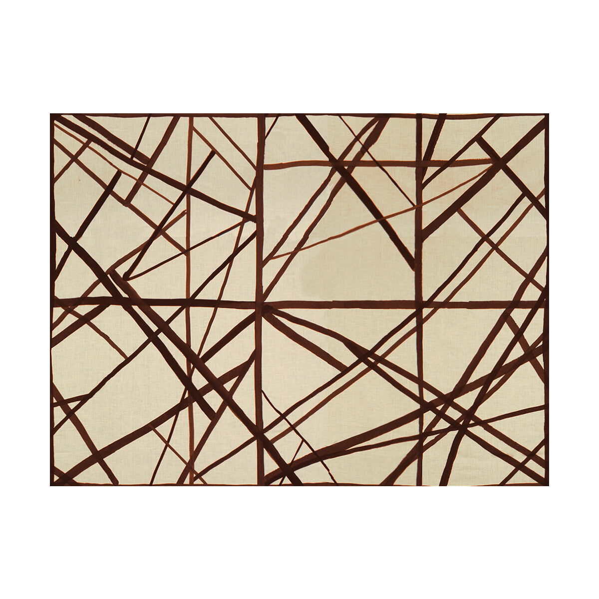LEE JOFA MODERN CHANNELS PLUM/OATMEAL