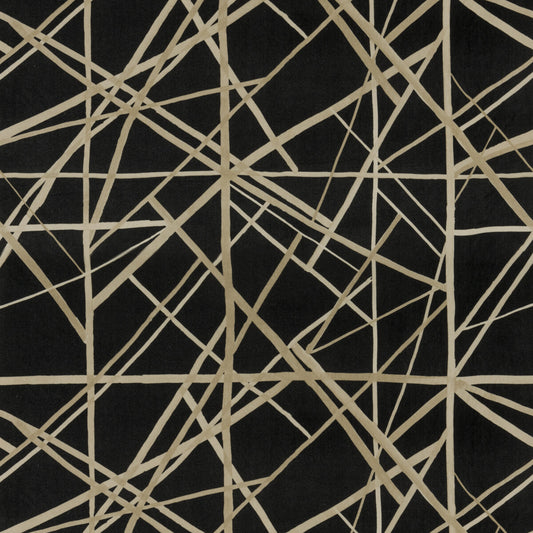 LEE JOFA MODERN CHANNELS VELVET ONYX/ALMOND