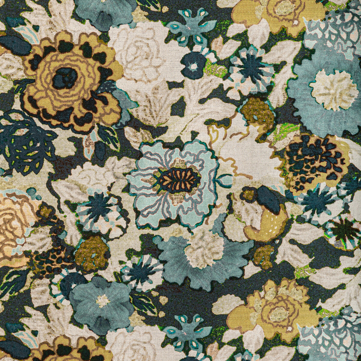 LEE JOFA MODERN ARIOSO PRINT MARINE/CITRON