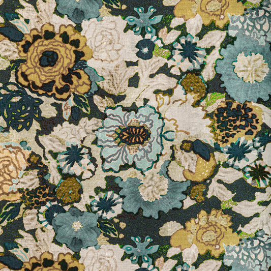 LEE JOFA MODERN ARIOSO PRINT MARINE/CITRON