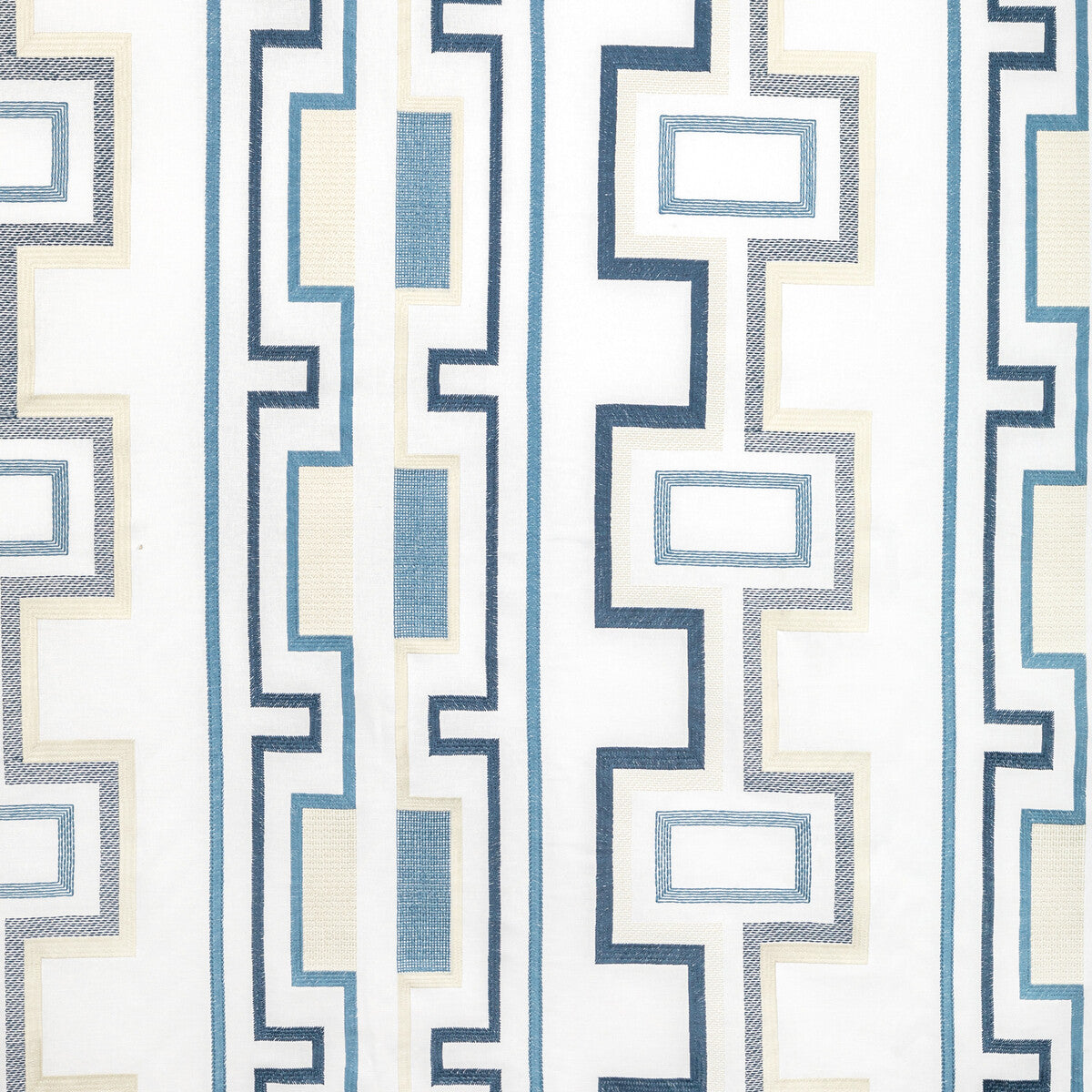 LEE JOFA MODERN TRITONE EMBROIDERY NAVY