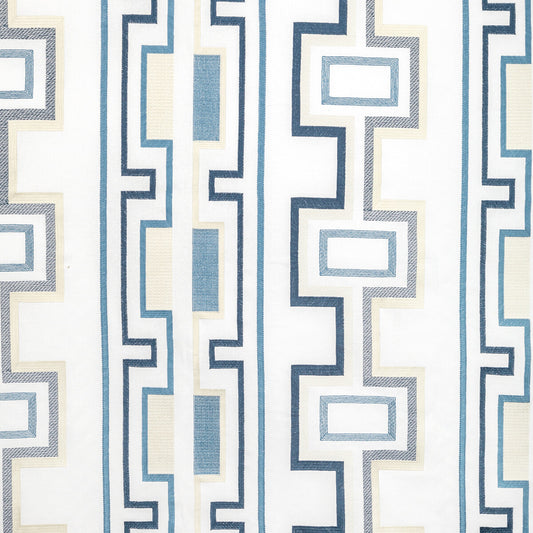 LEE JOFA MODERN TRITONE EMBROIDERY NAVY