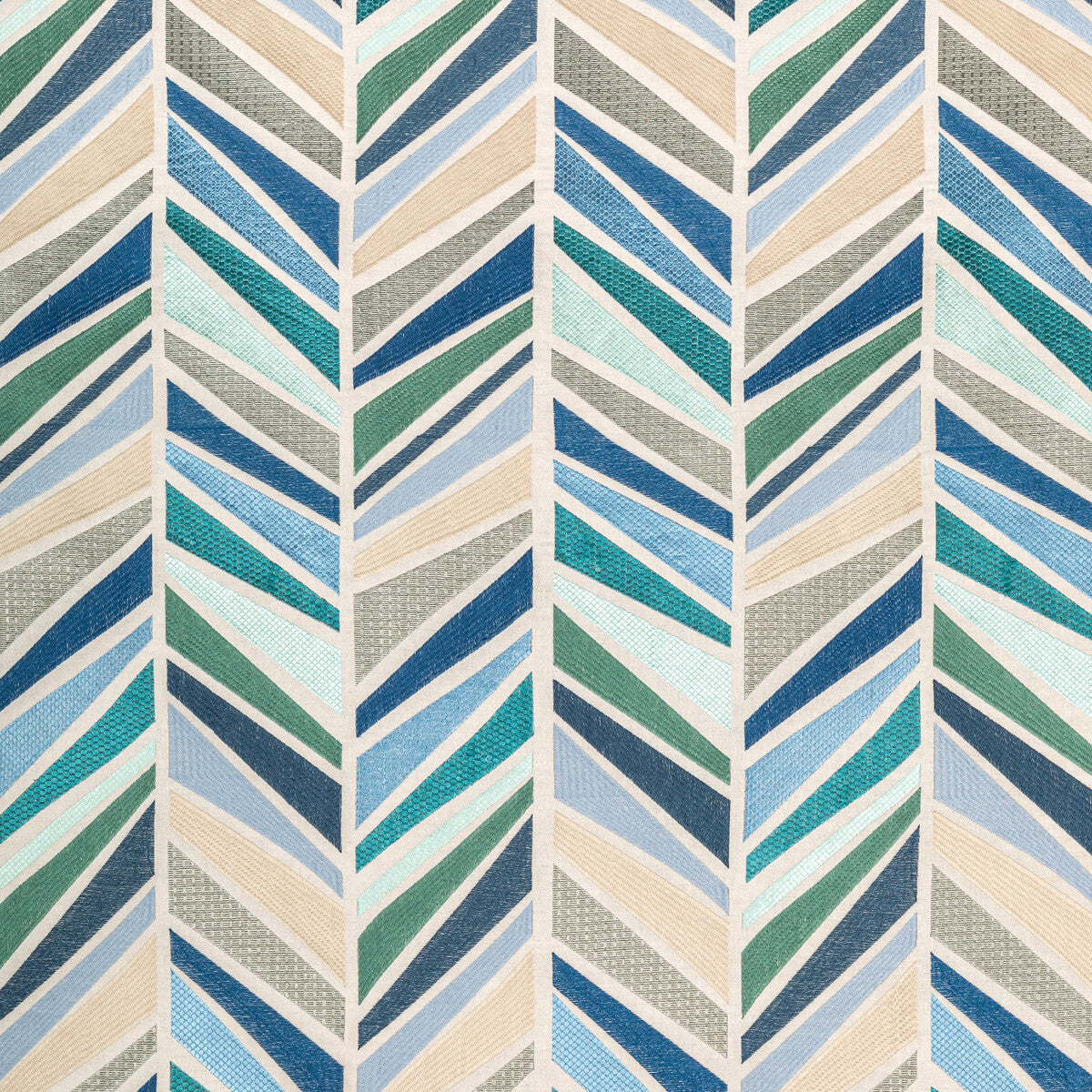 LEE JOFA MODERN TALA EMBROIDERY AEGEAN