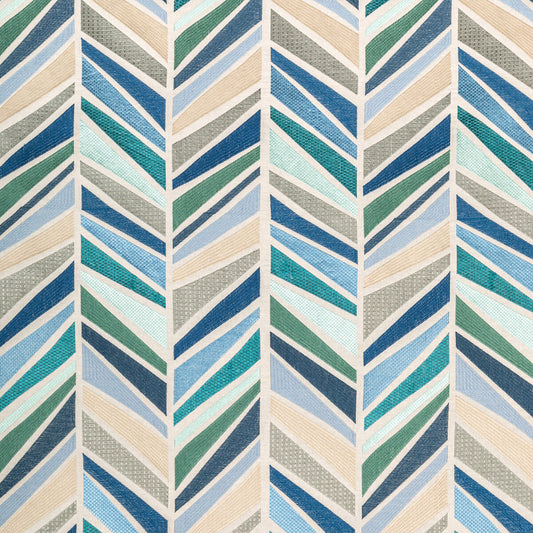 LEE JOFA MODERN TALA EMBROIDERY AEGEAN