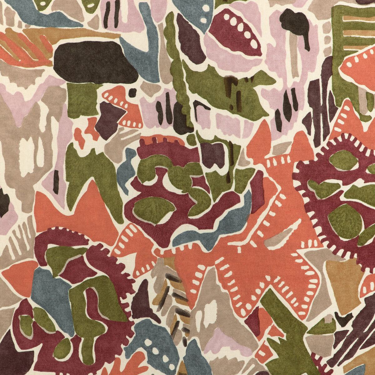 LEE JOFA MODERN CHRYSTIE PRINT PLUM/CLAY