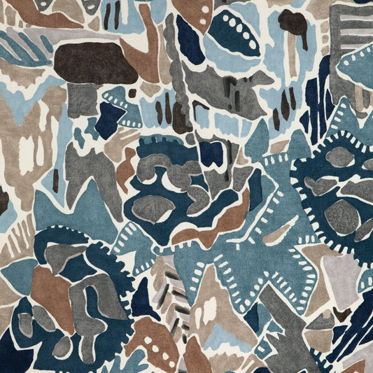 LEE JOFA MODERN CHRYSTIE PRINT DENIM/SLATE
