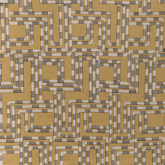 LEE JOFA MODERN CIRCUIT EMB OCHRE