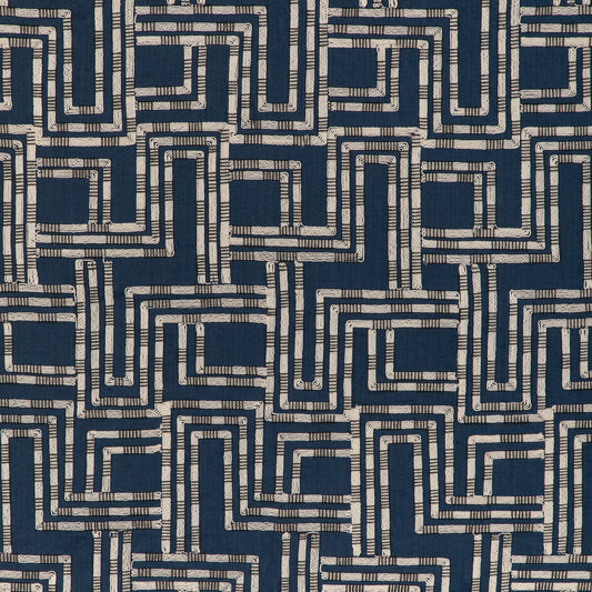 LEE JOFA MODERN CIRCUIT EMB AZURE