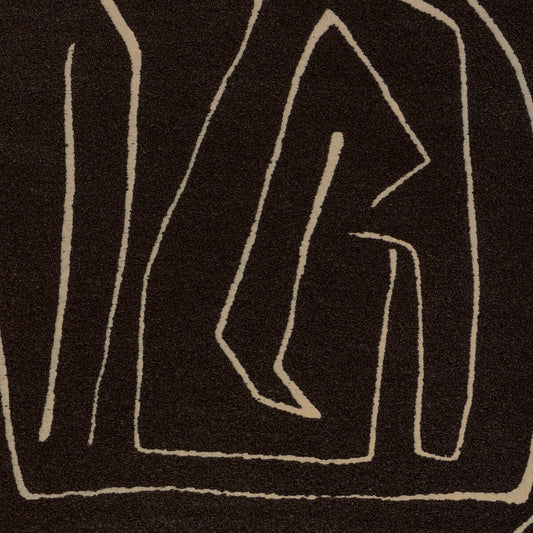 LEE JOFA MODERN GRAFFITO BOUCLE EBONY
