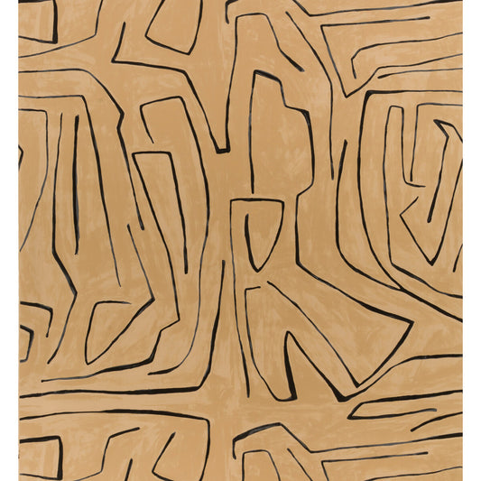 LEE JOFA MODERN GRAFFITO SAND/BLACK