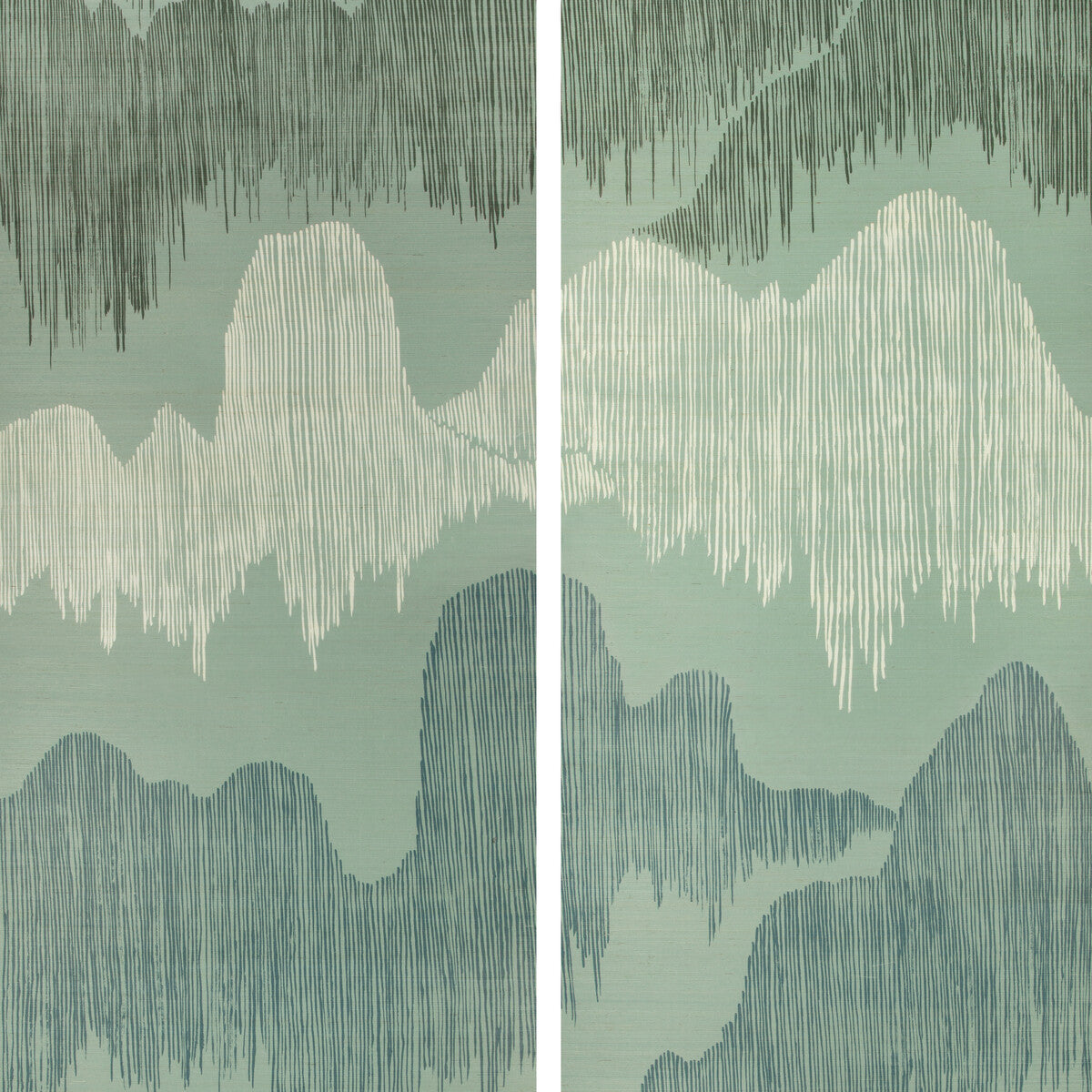 LEE JOFA MODERN CASCADIA PAPER TEAL