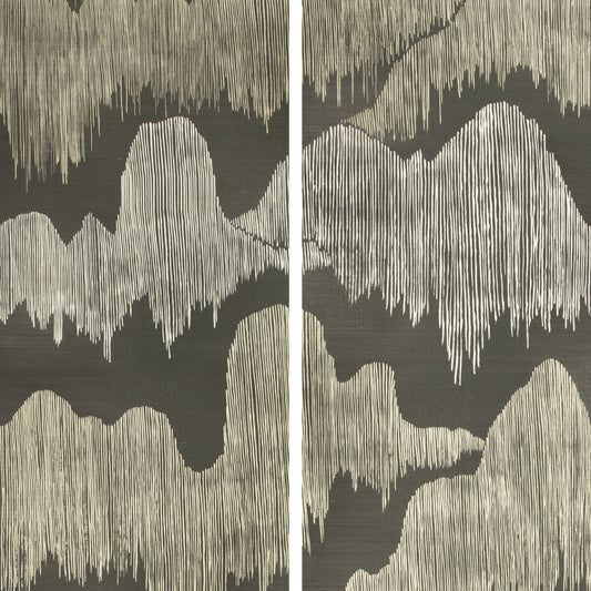 LEE JOFA MODERN CASCADIA PAPER NOIR