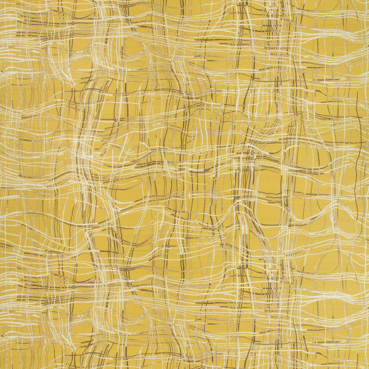 LEE JOFA MODERN ENTANGLE PAPER MUSTARD
