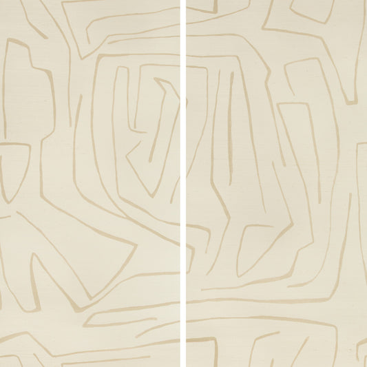 LEE JOFA MODERN GRAFFITO II PARCHMENT