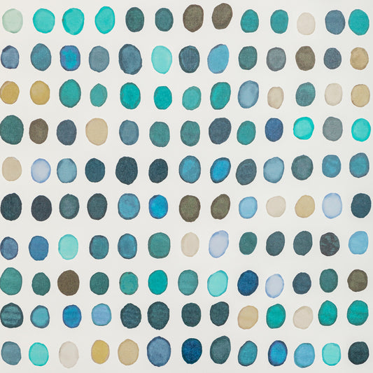 LEE JOFA MODERN TWISTER PAPER DENIM/AQUA
