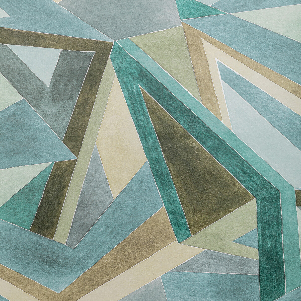 LEE JOFA MODERN ROULADE PAPER AQUA/DUNE