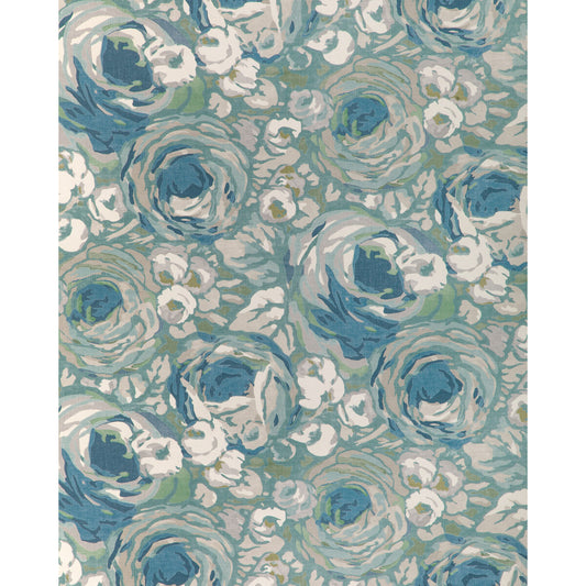 LEE JOFA MODERN ORCHARD PAPER AQUA/STONE