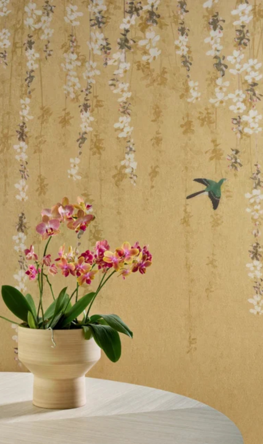 Thibaut: Blossom Mural (2 panels)TM24452 in Gold