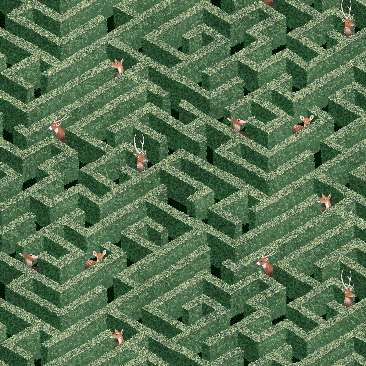 KRAVET COUTURE LABYRINTH WITH DEER 01