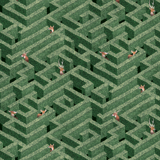 KRAVET COUTURE LABYRINTH WITH DEER 01
