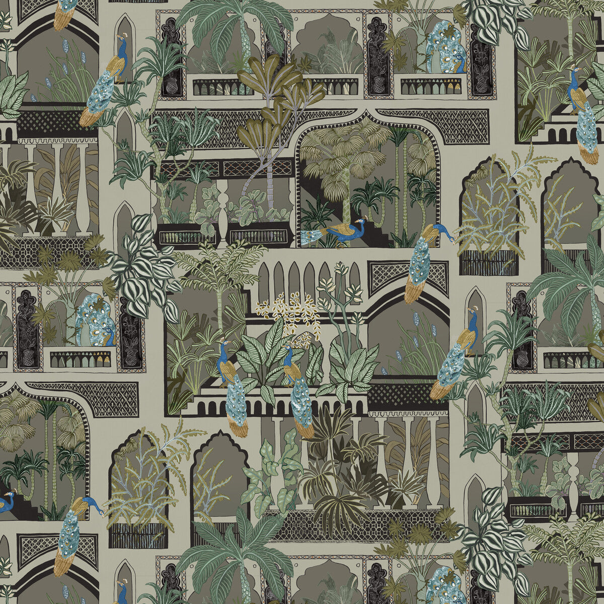 KRAVET COUTURE PEACOCK ARCHES 11