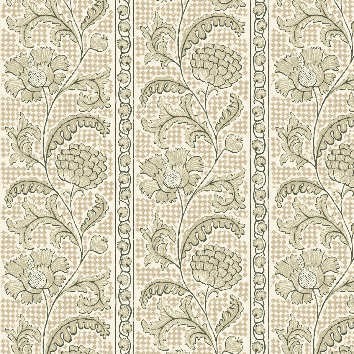 KRAVET COUTURE FLORAL CHECK 11