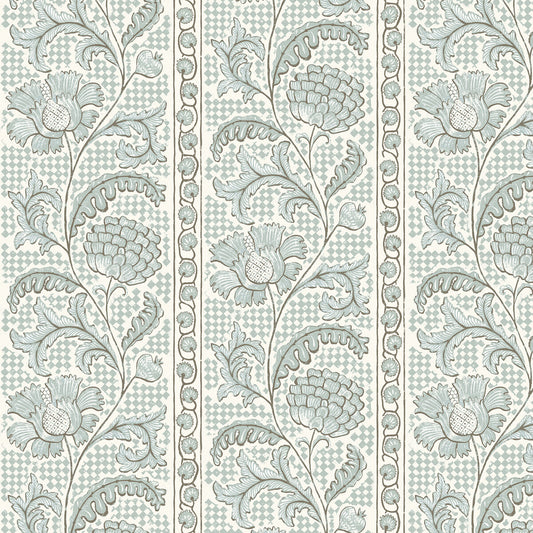 KRAVET COUTURE FLORAL CHECK 21