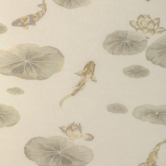 KRAVET COUTURE LOTUS PRINT SANDSTONE