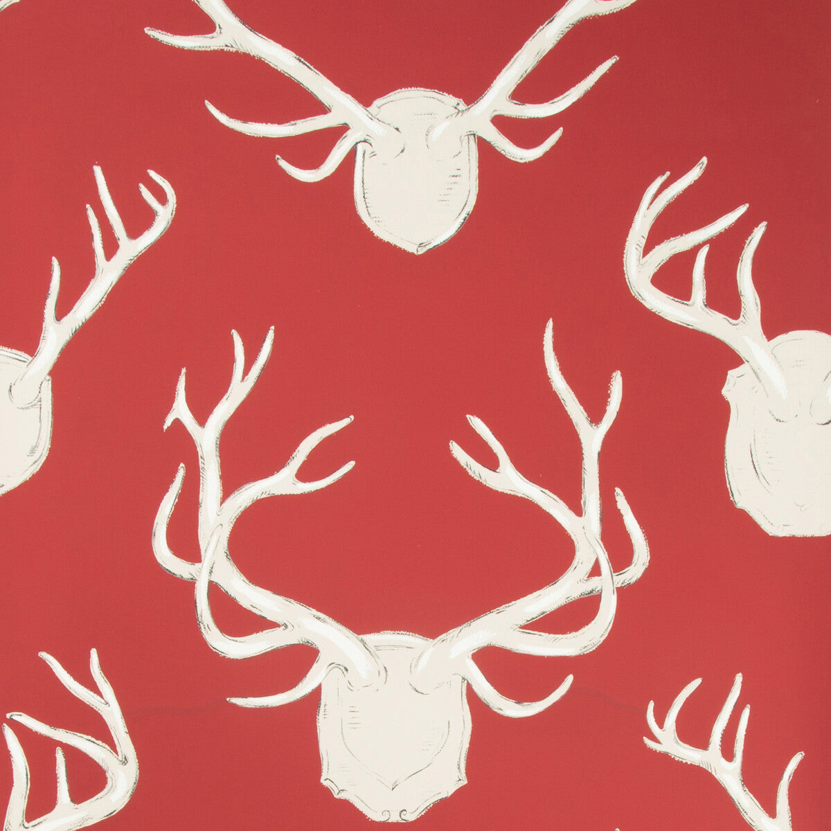 LEE JOFA ANTLERS PAPER RED