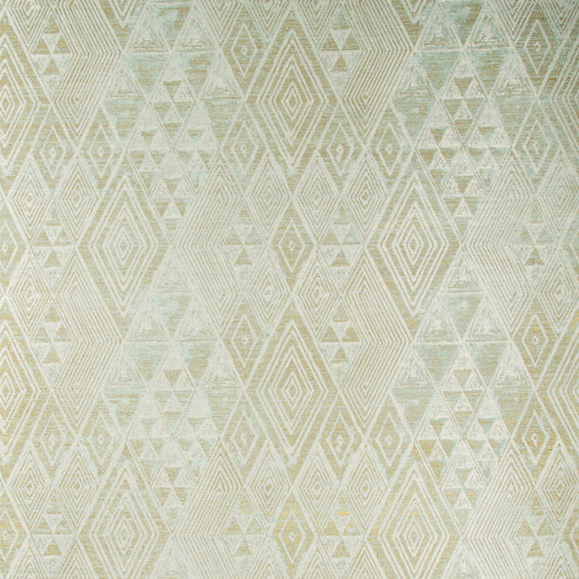 LEE JOFA MARULA PAPER AQUA/GOLD