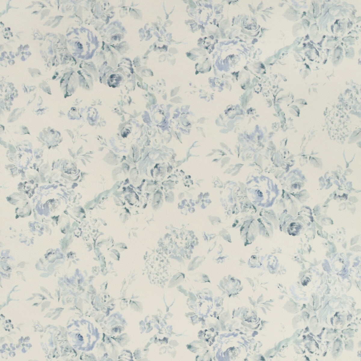 LEE JOFA GARDEN ROSES WP AQUA/BLUE