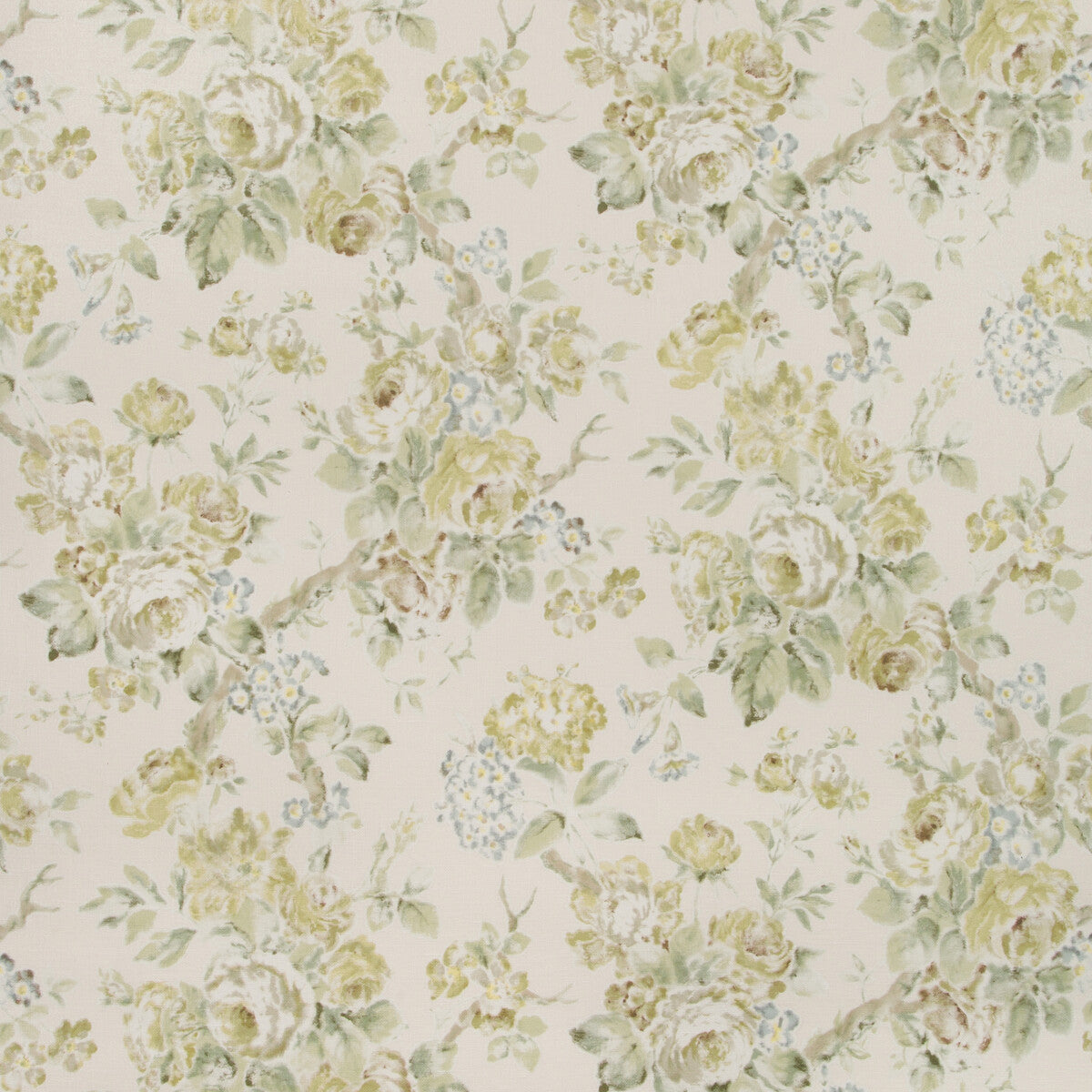 LEE JOFA GARDEN ROSES WP LIME/LEAF