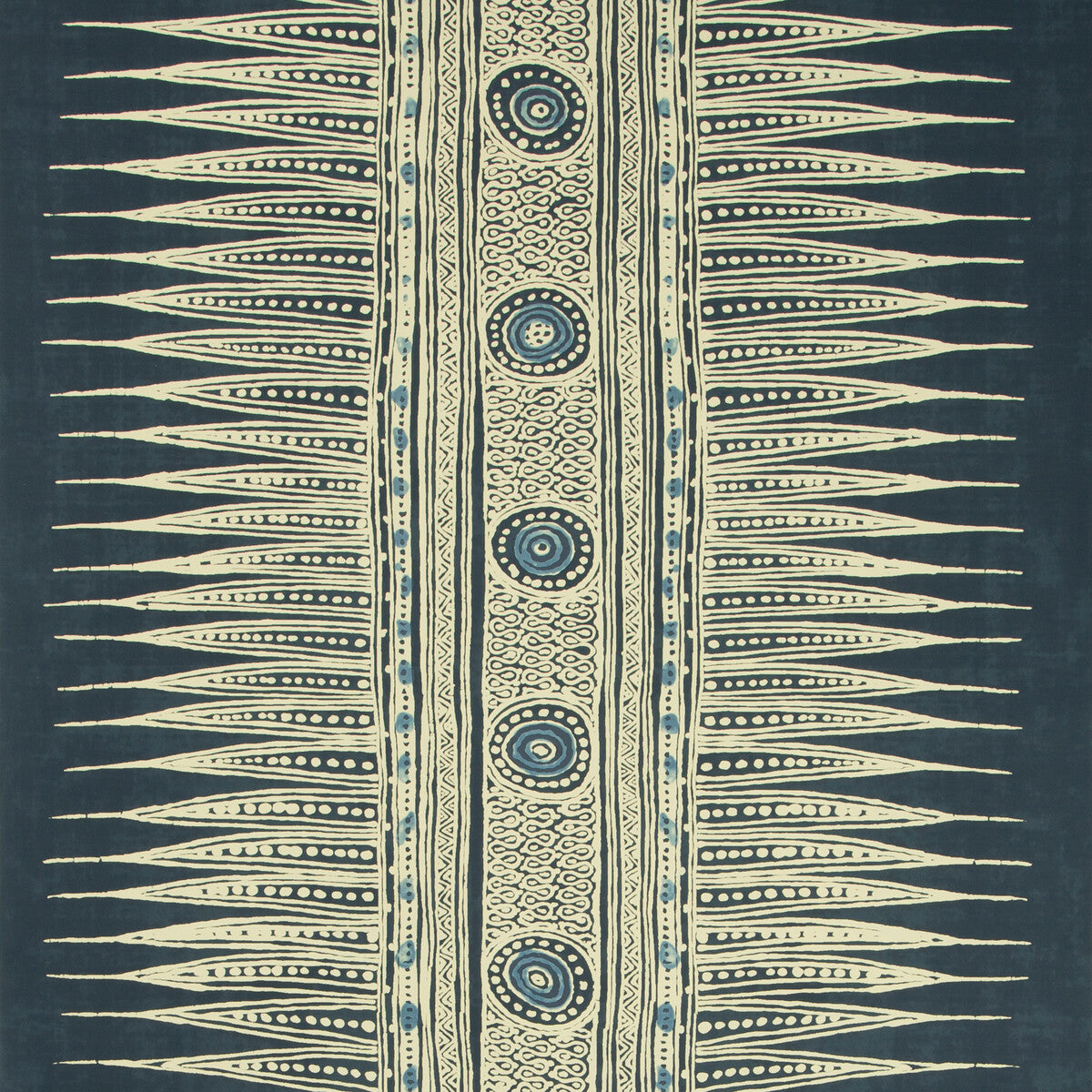 LEE JOFA INDIAN ZAG PAPER INDIGO