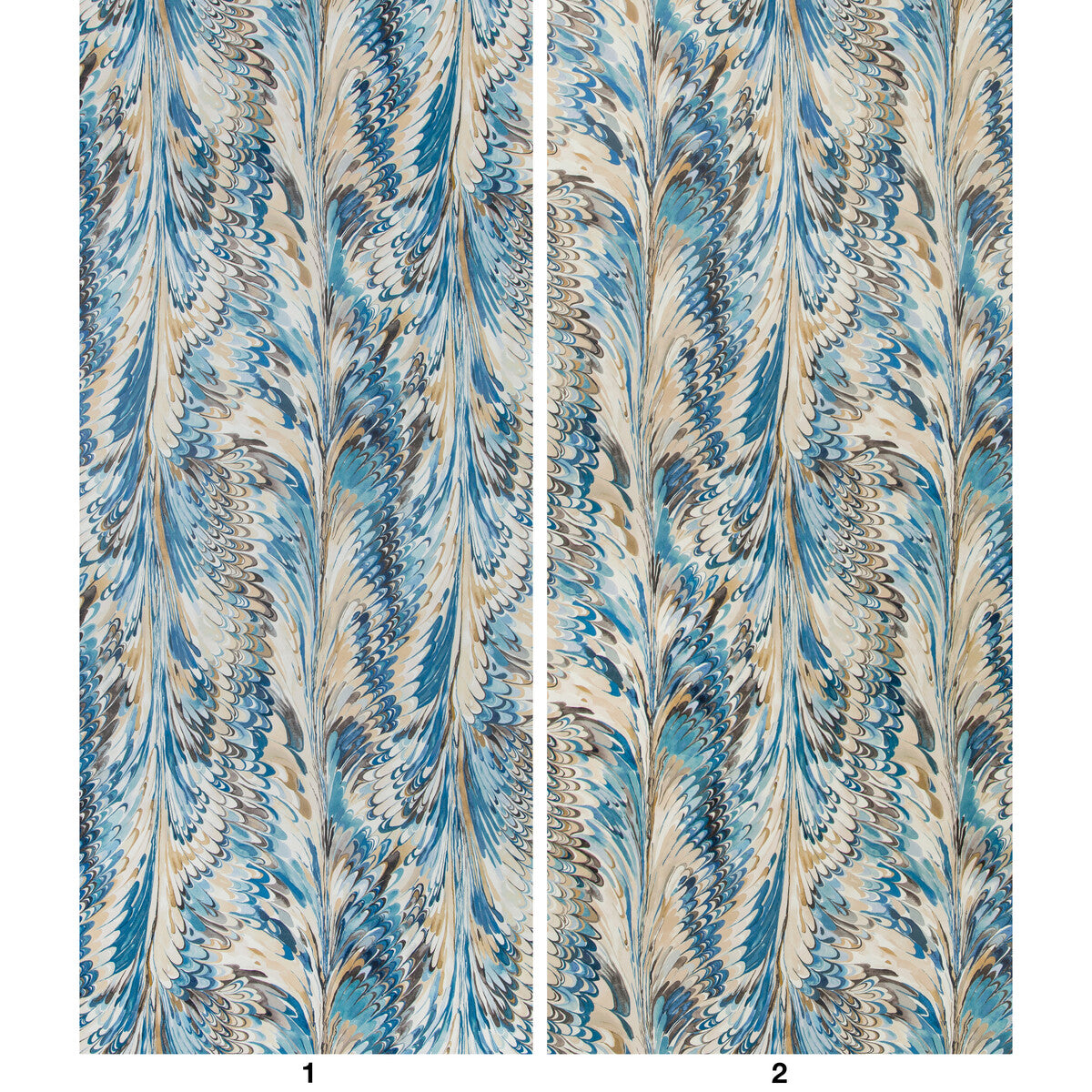 LEE JOFA TAPLOW PAPER NAVY/SLATE