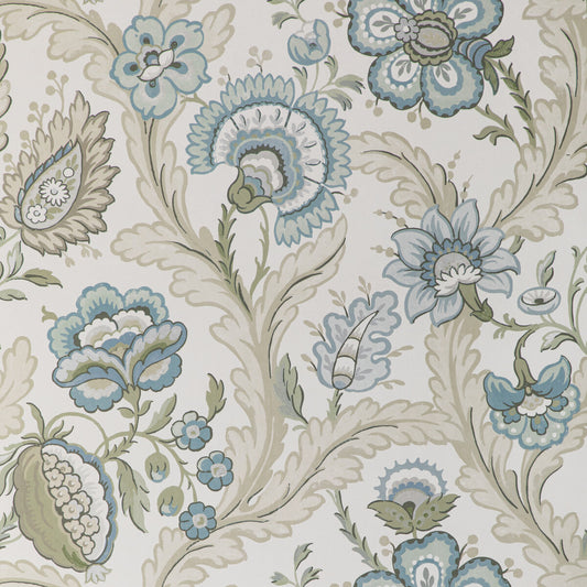 LEE JOFA WIMBERLY PAPER AQUA/SAGE