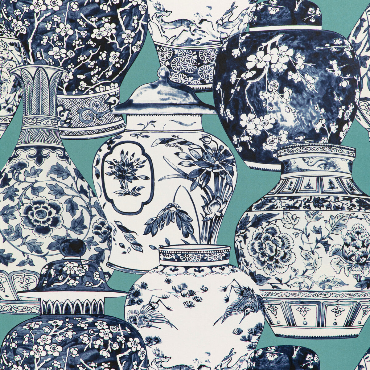 LEE JOFA PANDAN PAPER AQUA/BLUE