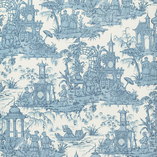 LEE JOFA PAGODA TOILE PAPER BLUE