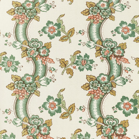 LEE JOFA BENDAY PAPER GREEN/ROSE
