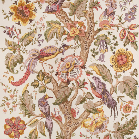 LEE JOFA TREE OF LIFE PNL GOLDEN/MOSS
