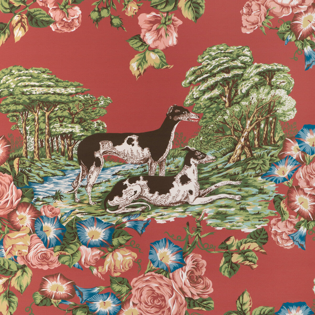 LEE JOFA WHIPPETS PAPER RED