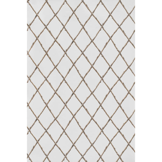 LEE JOFA BARE TWIG TRELLIS WP BROWN