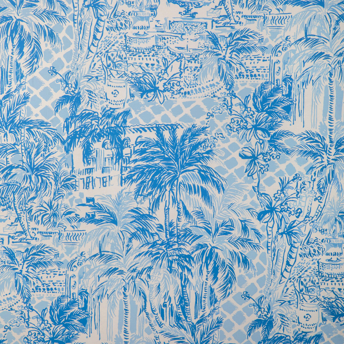 LEE JOFA PALM BEACH WP BLUE/LAPIS